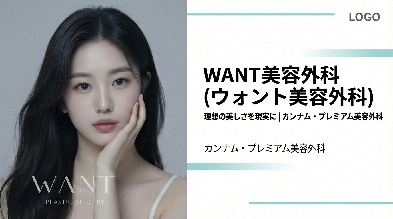 WANT美容外科 - カンナム・プレミアムオーダーメイド美容外科