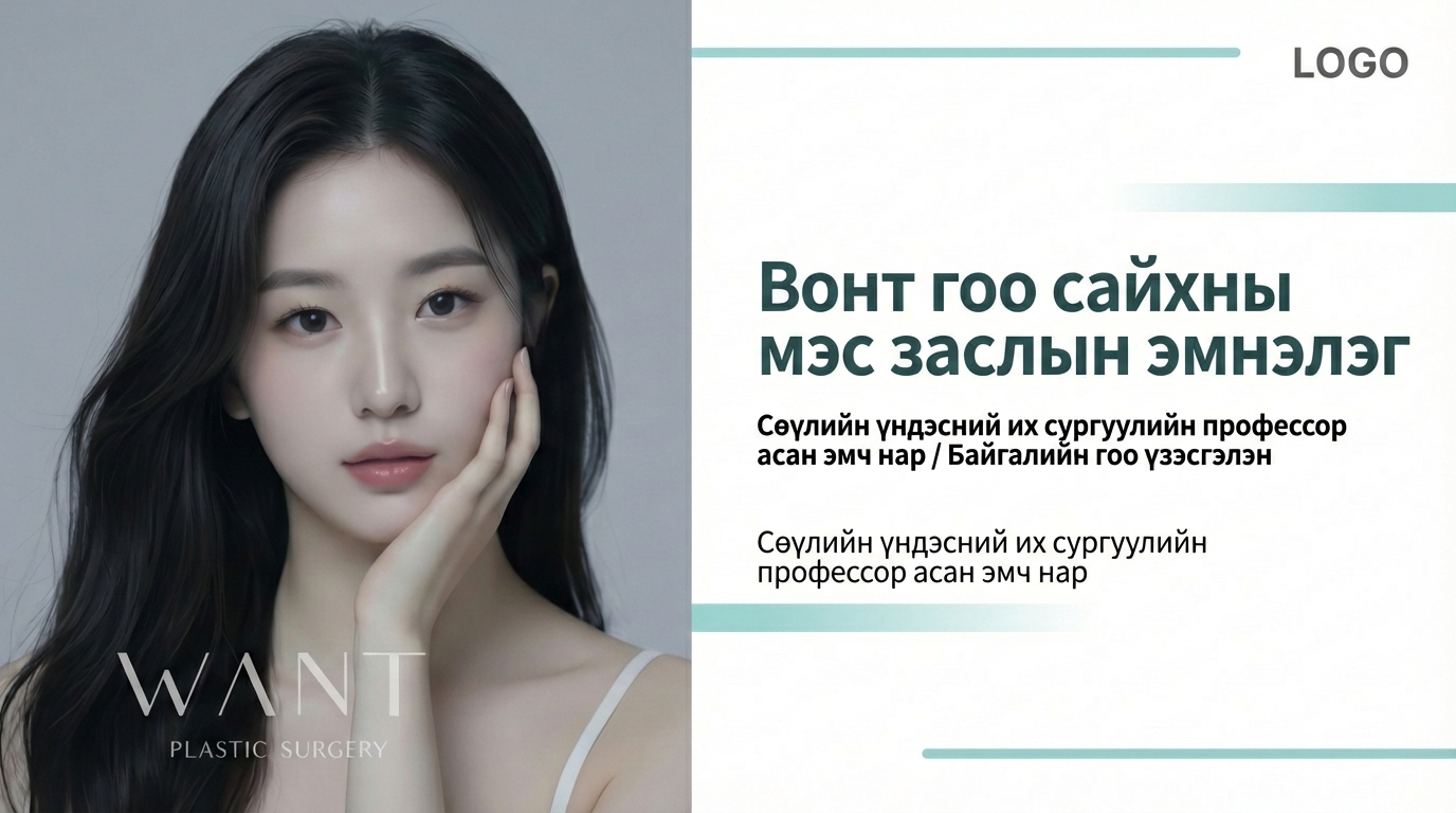 WANT (원트) гоо сайхны мэс заслын эмнэлэг - Каннам дахь дээд зэрэглэлийн хувь хүнд тохирсон гоо сайхны эмнэлэг