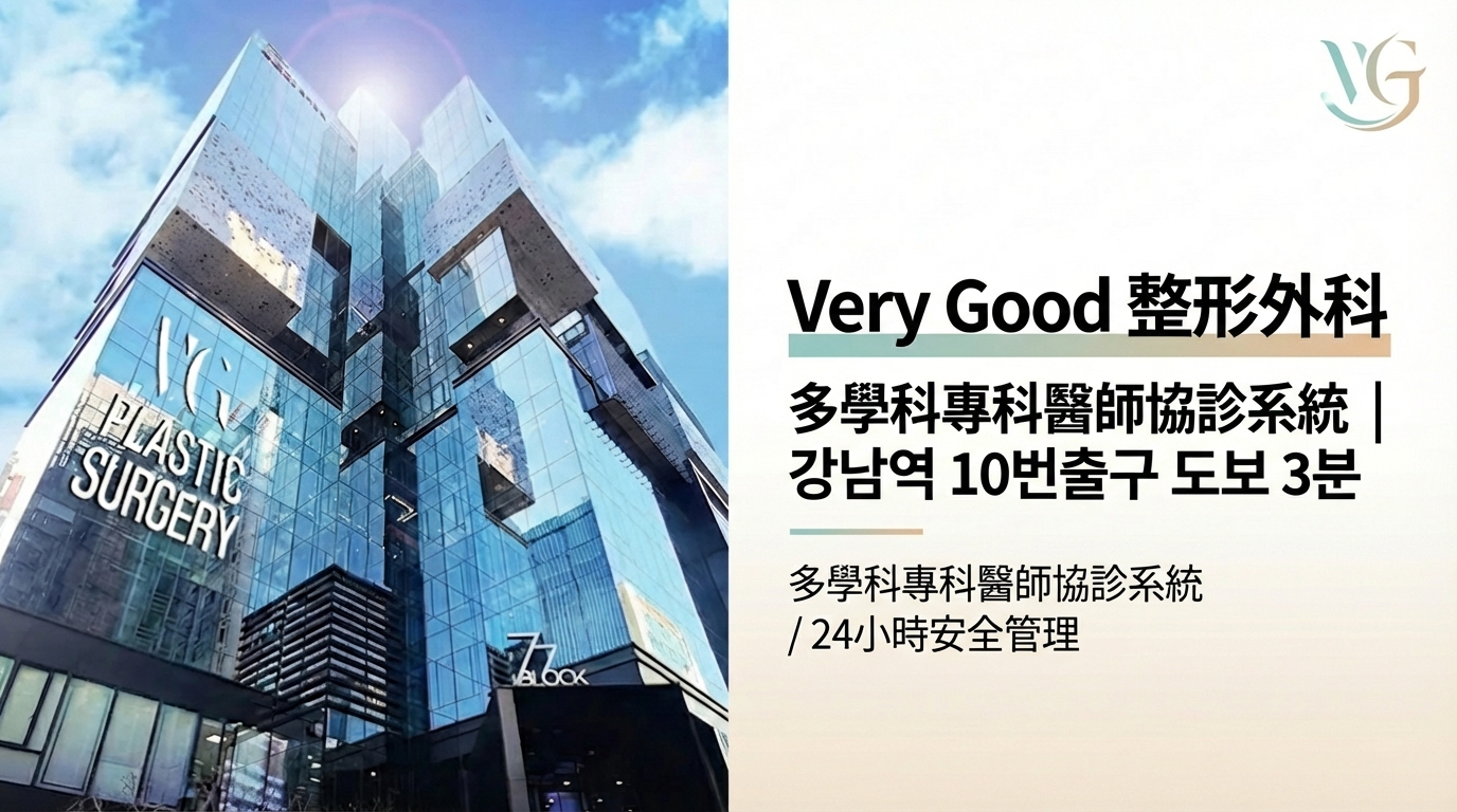 Very Good 整形外科 - 多學科協診 24小時安全管理 江南整形外科