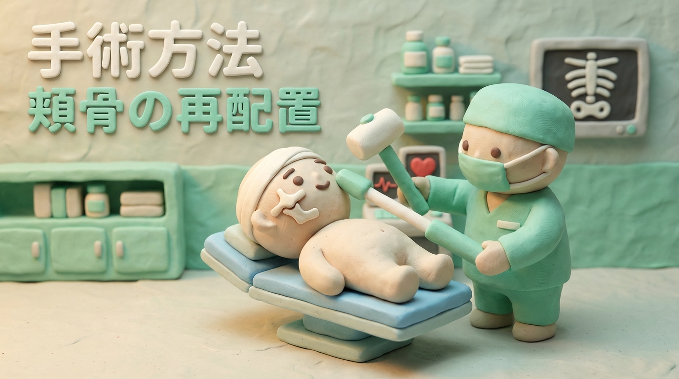 頬骨縮小術の手術方法