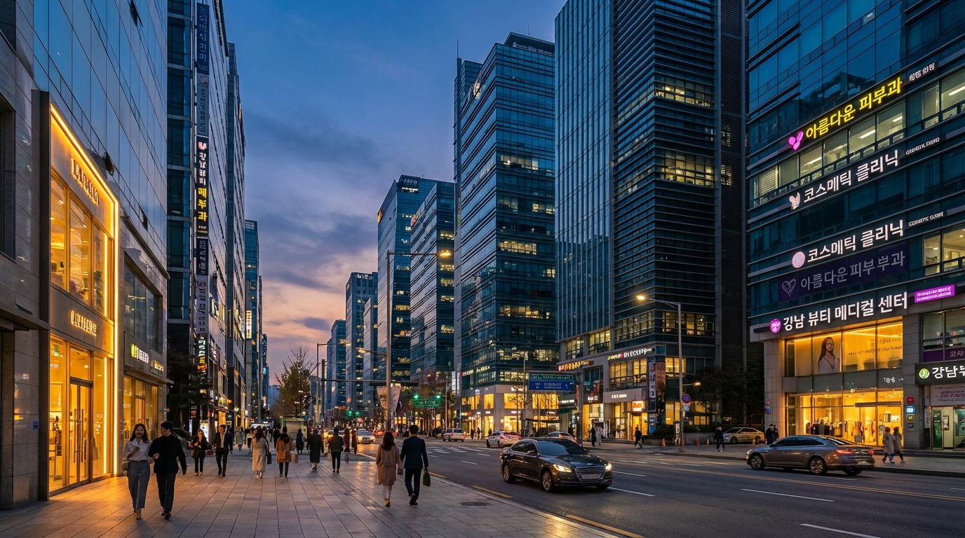 江南の美容クリニック街