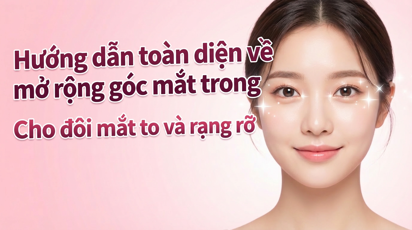 Hướng dẫn đầy đủ về phẫu thuật mở góc mắt trong: Giải thích chi tiết từ loại bỏ nếp rẻ quạt, phương pháp phẫu thuật đến chăm sóc sẹo.
