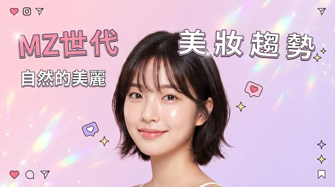 MZ世代美妝潮流完全指南：以韓國最新美容法打造自然美