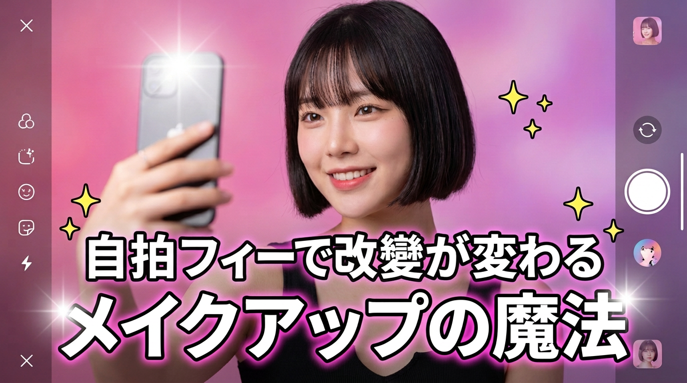 不靠整形也能改變人生！用自拍與化妝打造我人生中最棒的自己