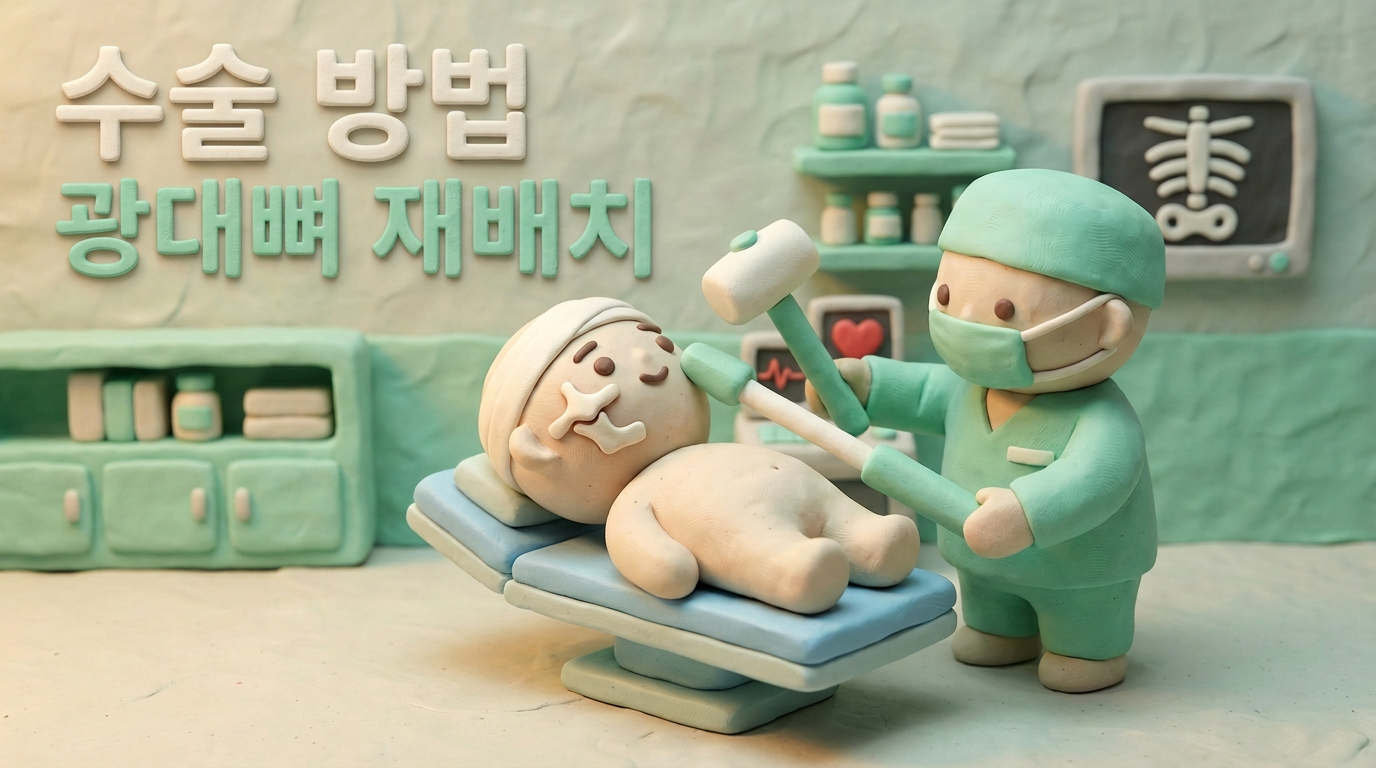 광대뼈 축소술의 수술 방법