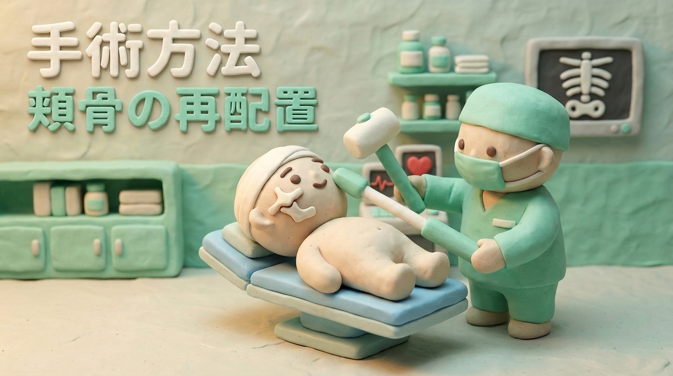 광대뼈 축소술의 수술 방법