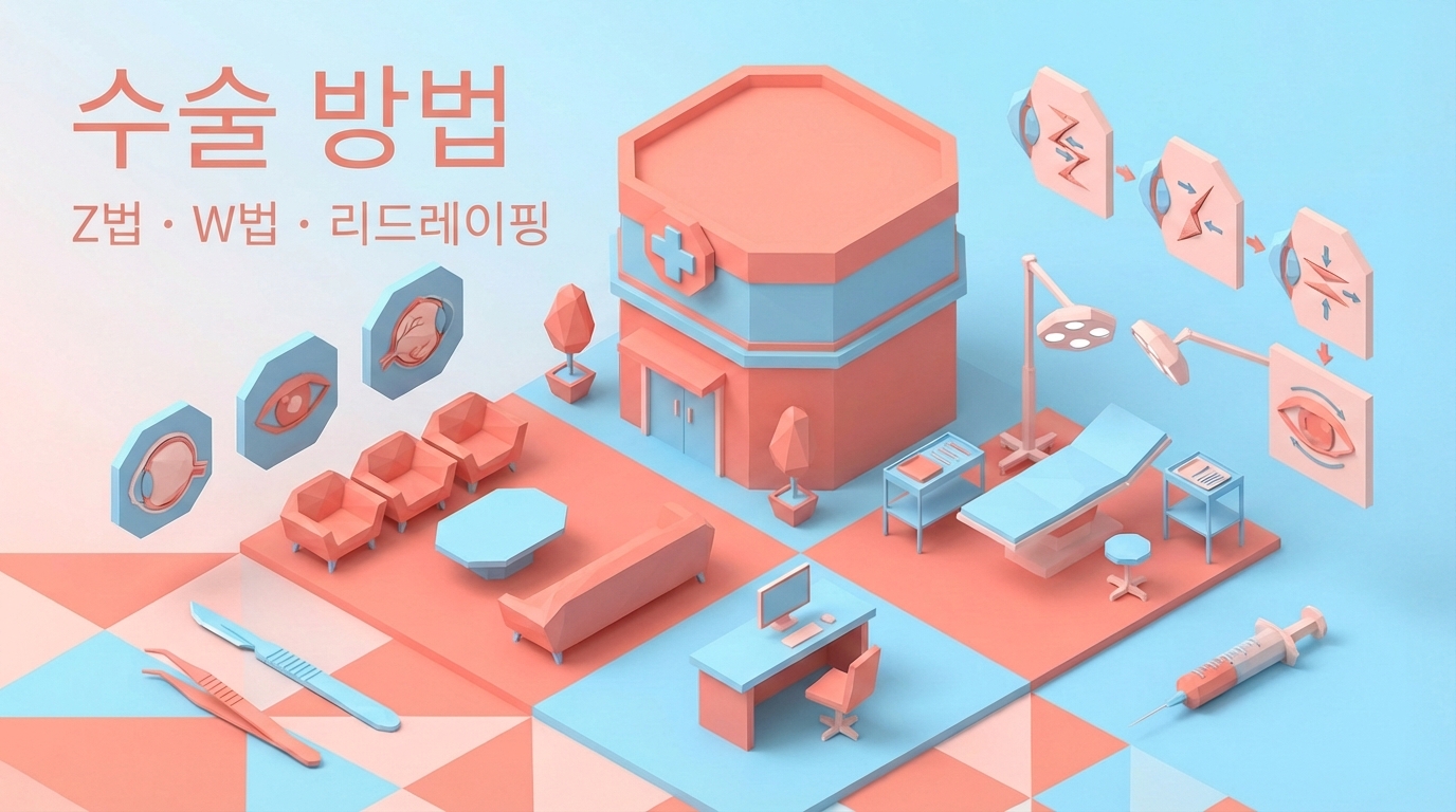 앞트임 수술 방법