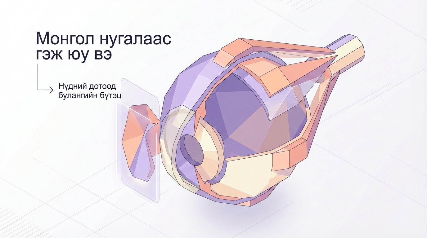 Монгол нугалааны бүтэц